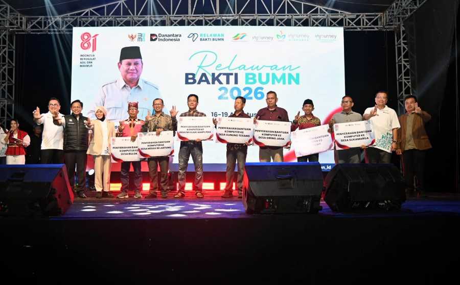 Relawan Bakti BUMN 2026 Berakhir, Desa Bulok Didorong Makin Mandiri dan Punya Daya Tarik Wisata