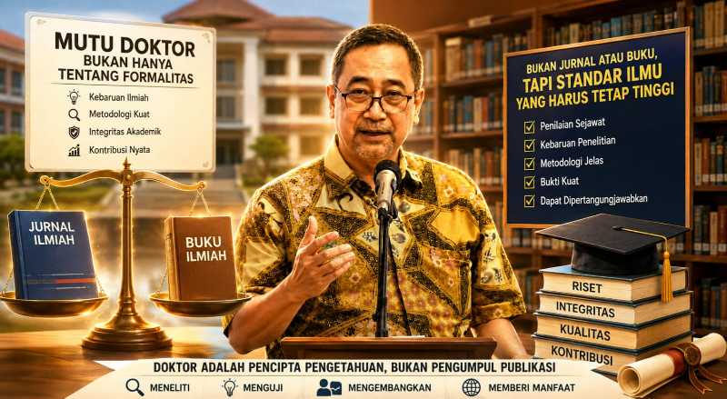 Doktor Indonesia Antara Jurnal Dan Buku